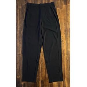 Eileen Fisher Size XS Pants Slouch Ankle Pull On High Rise Elastic Waist Pockets